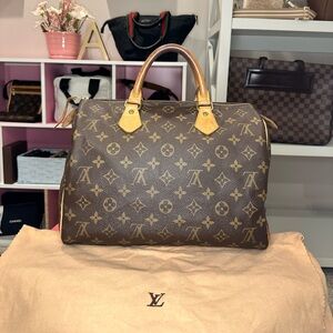 Louis Vuitton Brown Monogram Shoulder Bag